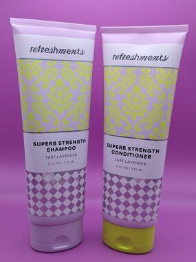 Ipsy Refreshments Tart Lavender Supreb Strength Shampoo & Conditioner New/Sealed